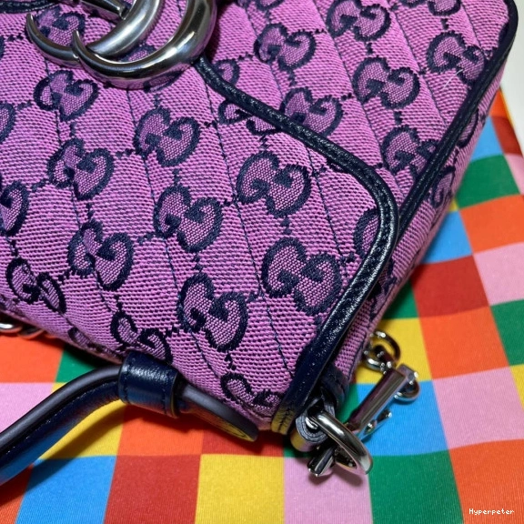 Hyper Peter GG GUCCI Marmont Bag Mini Top Handle 0728